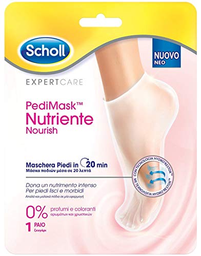 Dr. Scholl Pedimask Maschera Piedi Nutriente 3 Olis Complex, 2 Paia