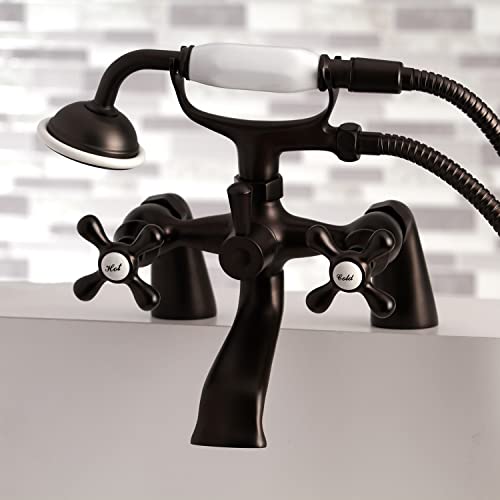 Kingston Brass Ks267Orb Kingston Clawfoot Tub Faucet, 6-Inch Center, Oil Rubbed Bronze #TOP1