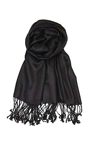 La Mejor review de Andamio europeo Top diez. 28 Be Your Own Style BYOS - Bufanda de pashmina sólida para mujer, versátil, a la moda, con muchos hermosos colores, Negro -, Talla única