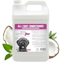 TropiClean PerfectFur Dog Conditioner for All Coats| 101 Concentrated Groomer Gallon| Made in The USA| 1 Gallon