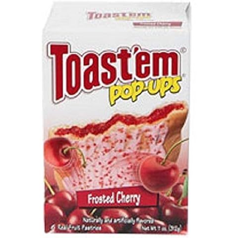 Toast'em Frosted Cherry Pastry Tart Cover