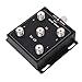 Dpofirs 4-Way Coaxial Remote Antenna Switch, 1.8MHz-60MHz 500W Pep with SO-239 Connector, Support +12V Control Voltage