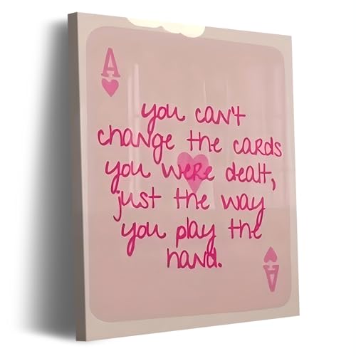 Pink Wall Decor - Inspirational Quotes Wall-Art - Motivational Bedroom