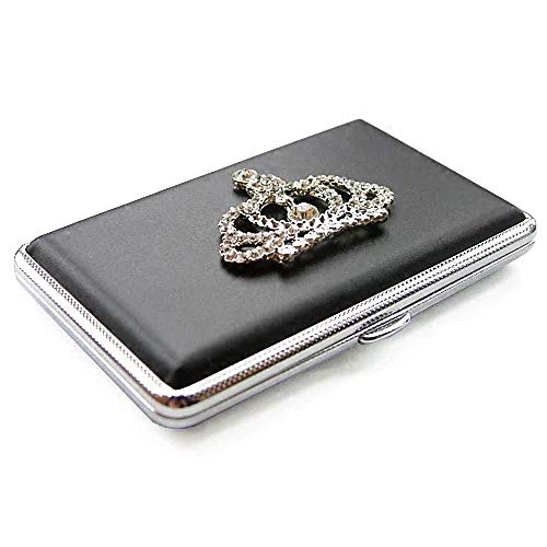 Boîte à cigarettes creative cadeau avec couronne diamant étui chic pour elle