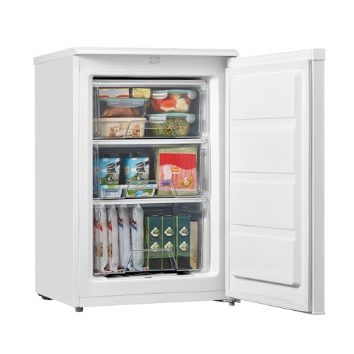 Comfee' RCU83WH3EU(E) 88L Congelatore Verticale, Monoporta, Temperatura Regolabile, Porta Reversibile, Silenzioso, Libera Installazione, Bianco - 9