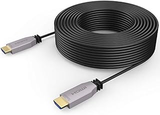 CZFULIN 2.0 HDMI Cable 30M/Fiber Optical High Speed 18Gbps HD 4K HDMI Cable/Support 4K@60Hz,4:4:4 Ultra Slim,HDR10,HDCP2.2,ARC,3D,Dolby Vision,HEC,For TV Monitor Audio DVD Player Laptop Xbox PS3/PS4