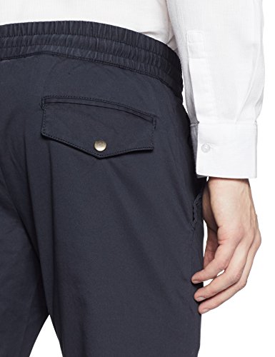 Image of Amazon Brand - Symbol Men's Slim Casual Trousers (AW17TRS-08-7 Navy 38)