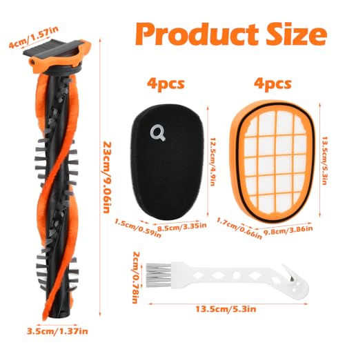 Mapille 6 Stück Filter für Philips speedpro max ersatzteile,Filter für Philips SpeedPro Max Akkusauger,für Philip FC6812 FC6813 FC6822 FC6823 FC6826 FC6723/01 XC7042/01 XC8045/01 XC8147/01 etc