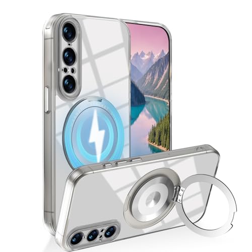 Anlalish Ή@ Xperia 1 VII P[X O Ή CX[d Xperia 1 VII Jo[  360°]X^h wh~ ԃANZT[J[h ()