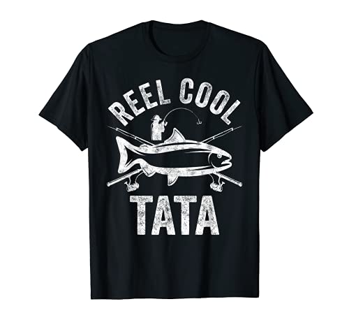 Hombre Reel Cool Tata Shirt Fisherman Christmas Father's Day Camiseta