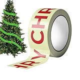 Generisch Weihnachts Absperrband - 5m Leuchtende Festliche Dekoration - Feiertag Gefahren Warnbänder | Für Hausbesitzer Party-Organisatoren DIY-Enthusiasten Schule Garten Park Hof Terrasse Wege