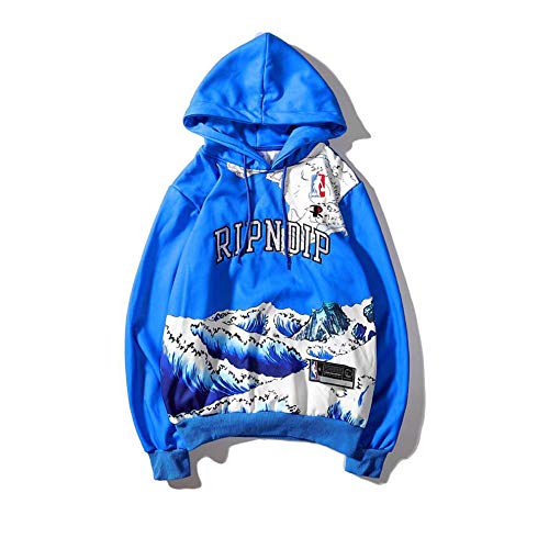 FXY Rip.N.Dip Hombres de gráfico con Capucha Sudadera con Capucha,XXL