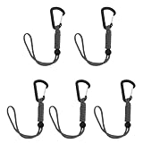 APGLSXY 5 colgantes de cadena para hombres y mujeres, llaveros universales de metal para aventureros y uso diario, llavero de durabilidad