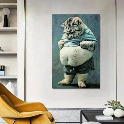 Toile chat mignon affiche déco murale lianyibo tendresse - 2