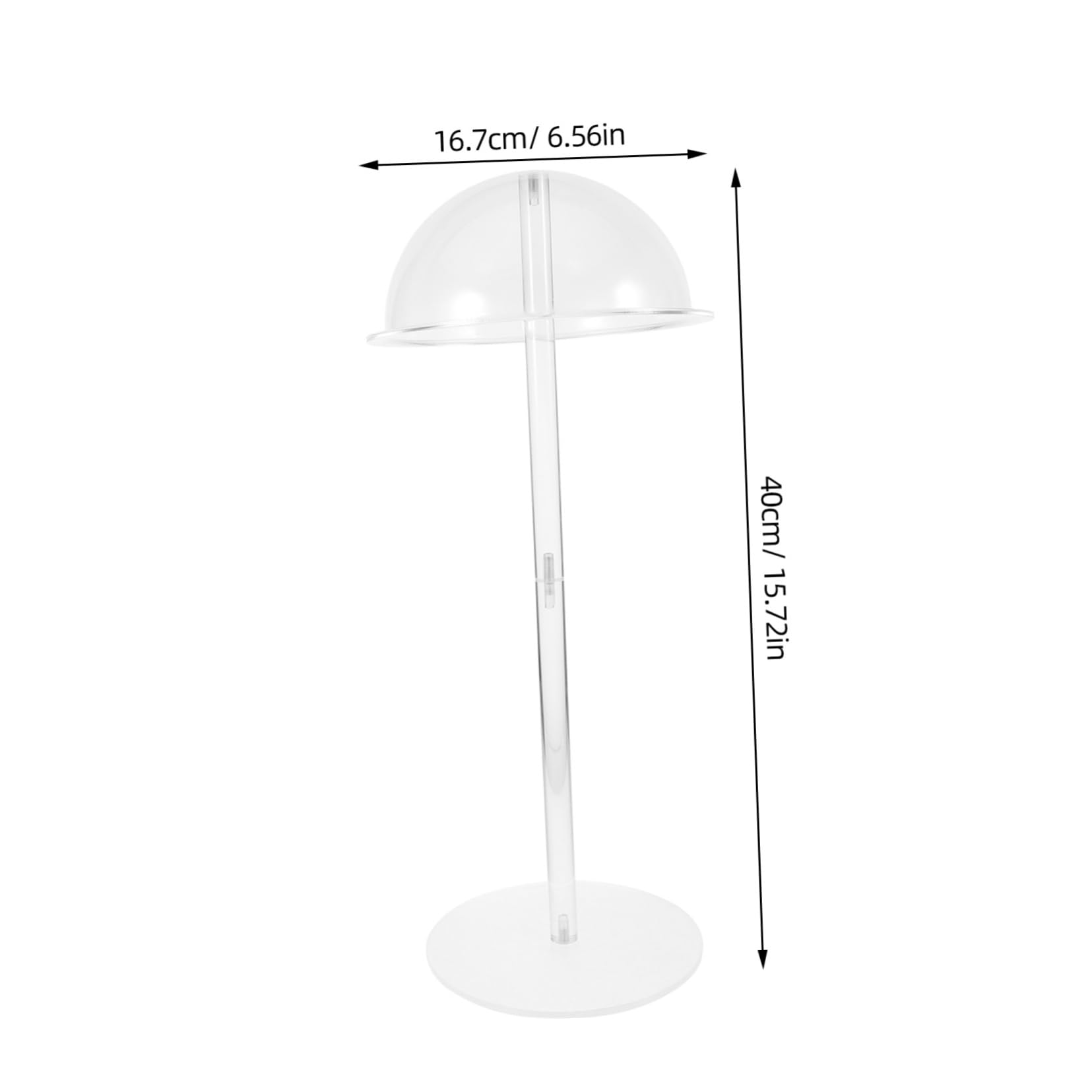 Amosfun 3 Pz Appendiabiti Trasparente Espositore Per Cappellini Gancio Per Cuffie Da Tavolo Portacappelli Trasparente Supporto Per Caschi Supporti Per Cappelli Trasparenti Acrilico