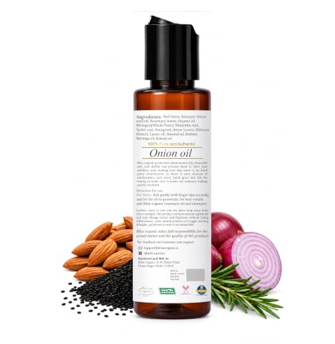 Image of Blise organic Onion hair Oil- Reduces Hair fall and Promotes Hair Growth