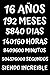16 AÑOS SIENDO INCREIBLE: REGALO ADOLESCENTES CHICO CHICA 16 AÑOS DE CUMPLEAÑOS ORIGINAL Y DIVERTIDO , CUADERNO DE APUNTES O AGENDA, DIARIO, LEBRETA DE NOTAS..