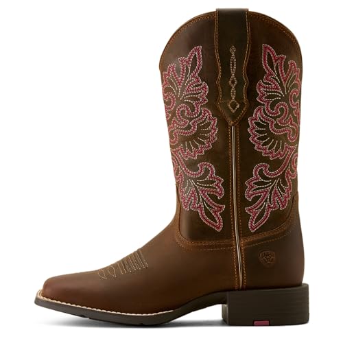 ARIAT ARIAT Women's Round Up StretchFit Wide Square Toe Western Boot