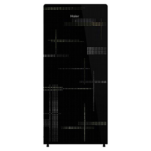Image of Haier 195 L 4 Star Direct Cool Single Door Refrigerator Appliance (HRD-1954CAG-E, Black)