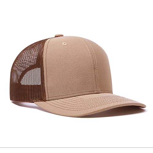 Image of Mountains Trucker Hat Snapback For Men Adjustable Mesh Outdoor Baseball Cap