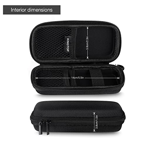Mp3 Mp4 Player Case Kingtop Durable Hard Shell Travel Carrying Case For Mp3 Mp4 Players,Ipod Nano,Ipod Shuffle,Usb Cable,Earphones,Memory Cards,U Disk,Keys (L) ( 5.5X2.3X1.5Inch) #TOP1