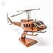 Bell 212 Helicopter Wood Model