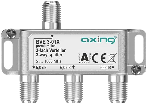 EMOS 3-fach SAT-Splitter - Antennenverteiler Für TV Und Radio
