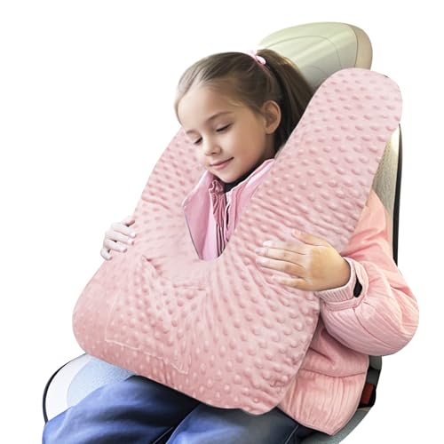 Cococu Car Seat Pillow and Travel Body Pillow,Neck Pillow for Kids and Adults,Removable and Washable Car Headrest Pillow,Road Trip Essentials
