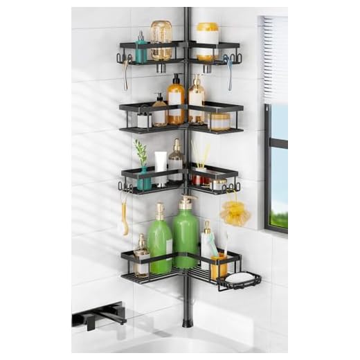 Adjustable Shower Caddy with Tension Pole
