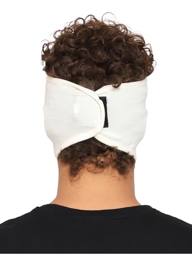 Image of Gajraj Unisex Cotton Anti Pollution Dust Sun Protecion Full Face Cover Mask with Air Filter Mesh and Visor (Skin)