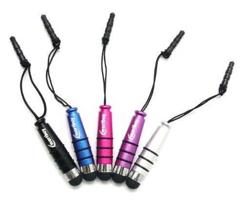 Emartbuy® Set di 5 Mini Penna Stilo Metallizzata
