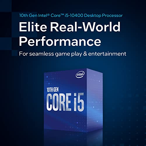 Intel Core i5-10400 Desktop Processor 6 Cores up to 4.3 GHz LGA1200 (Intel 400 Series Chipset) 65W, Model Number: BX8070110400 by Intel - Image 2
