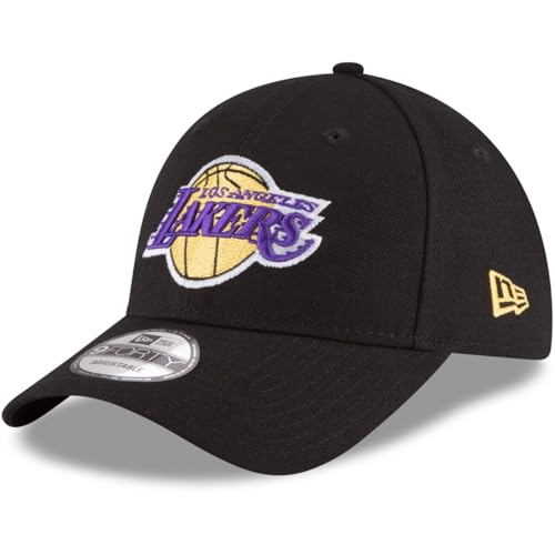 New Era NBA The League 9FORTY Adjustable Hat Cap One Size Fits All (US Alpha One Size Los Angeles Lakers Black)