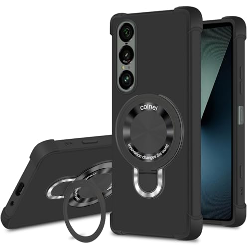 Sony Xperia1VII P[X VR MagSafeΉ Ot 360°]X^h cΉ AWX^uX^h }bgdグ ϏՌ  TPU ^y Xgbvz[t Sony Xperia1VII یJo[
