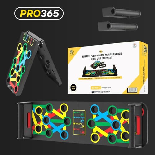 PRO365 Push Up Board, 15 Positions, Pushup Stand for Men & Women with 2 Handles, Anti Slip Accessories, Pushup Bars, Home gym equipment, Pushup Board (6 Month Manufacturer... - Image 6