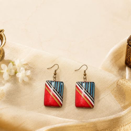 Image of Boho Ethnic Earrings Collection for Women - Colorful Tassel, Hoop, Stud, Drop, Chandelier & Huggie Styles Inspired by Festival Fashion