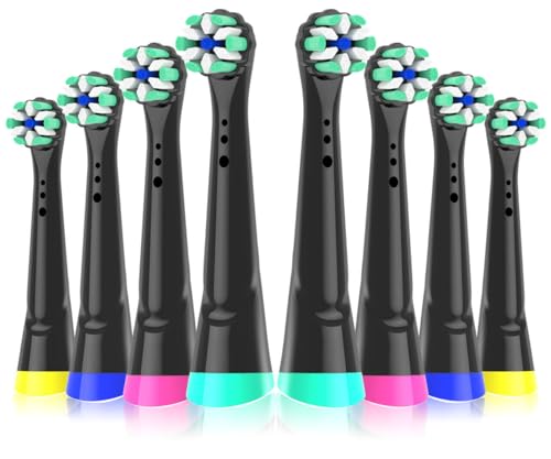 Brossettes iO pour gencives sensibles : lot de 8 têtes compatibles Oral B iO 2-10