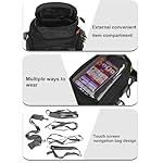 Nuytghr-Motorcycle-Tank-Bag-Strong-Magnetic-Tank-Bag-Non-Slip-Motorbike-Bag-Motorbike-Tank-Bag-with-Touch-Screen-Pouch-Compact-Size-Motorcycle-Gear-Bag-Black-Tank-Bag-for-Motorcycles