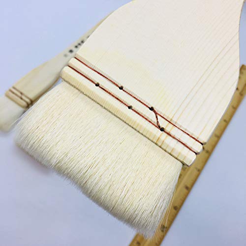 Xdt 5249 Hake Paint Brush Artist Painting Brushes Set 3 Piece 1.18In,2In,2.95In Premium Goat, Acrylic Watercolor Oil, Paint Large Area Of Water Or Color, Wetting Large Surface, Absorbing Excess Media #TOP5