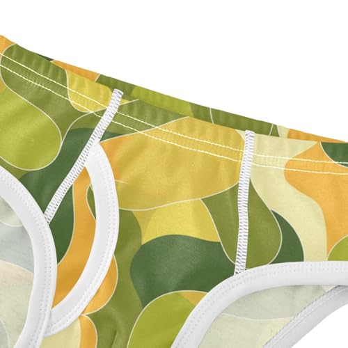 KLL Green Camouflage Texture Illustrations Baby Boys Comfort Athletic Underwear Cute Children Panties4