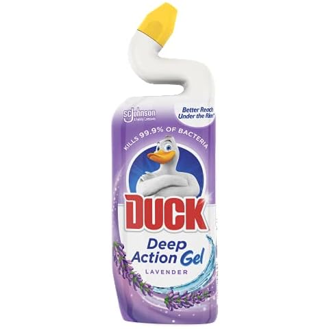 Duck Deep Action Gel Toilet Cleaner, Lavender Cover