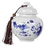 Bidon en céramique : utilisant des matériaux céramiques, le pot en céramique est durable et pratique à utiliser, longue durée de vie, utile.