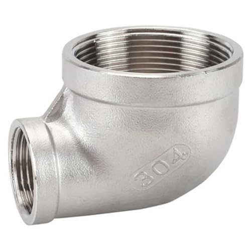 Codo reductor de acero inoxidable 304 con reductor de flujo transparente 6