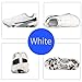 TEOHRW Wide Tennis Shoes for Men | All Court Pickleball Racquetball & Squash Athletic Sneakers | Arch Support & Cushioned Midsole White