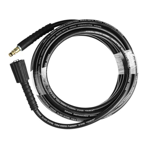UKCOCO 8M Tubo Flessibile Ad Alta Pressione e Idropulitrice Materiale Resistente Sostituzione Facile Ottimale per Pulizia Auto e Giardino