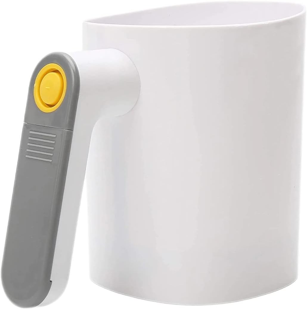 Flour Sifter Handheld Electric Flour Sieve Icing Sugar Powder Stainless Steel Flour Screen Cup Shaped Sifter Kitchen Pastry Cake Tool Baking Flour Sifter