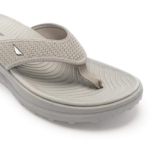 Image of Red Tape Thong Casual Sandals for Men in Dark Grey | Casual Sandals