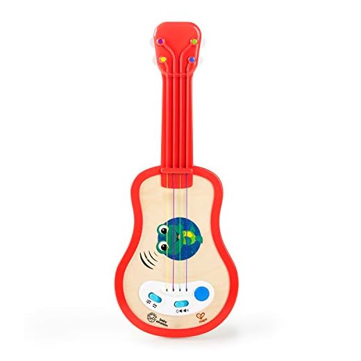 Baby Einstein Magic Touch Ukulele Wooden Musical Toy, Ages 12 months +
