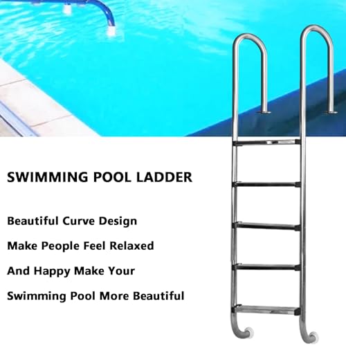 Escalera para piscina acero inoxidable 3 peldaños miniatura 3