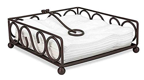 Craftland Metal Napkin Stand Tissue Paper Towel Holder for Dining Table Décor Napkin Holder Dispenser for Kitchen Restaurant Hotel Office,Home Table Décor Item (Ring Tissue) - Craftland Metal Napkin Stand Tissue Paper Towel Holder for Dining Table Décor Napkin Holder Dispenser for Kitchen Restaurant Hotel Office,Home Table Décor Item (Ring Tissue)